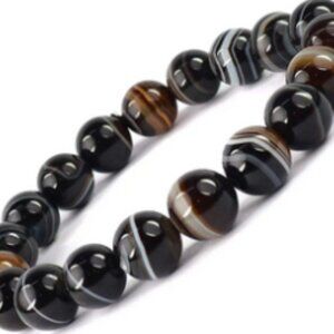 Natural Sulemani Hakik Crystal Bracelet (10 mm Beads